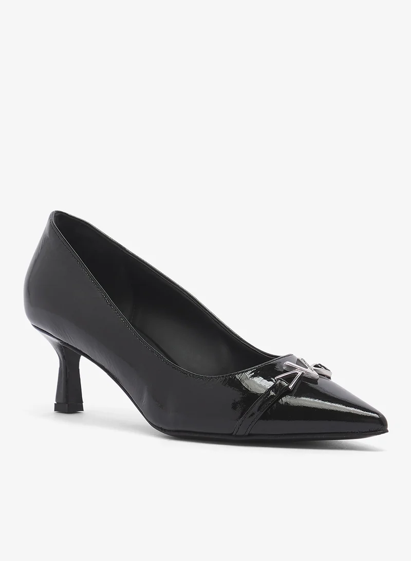 VALENTINO BY MARIO VALENTINO  Bow Detail Pointed toe mid heel Pums for Women | Best Price UAE
